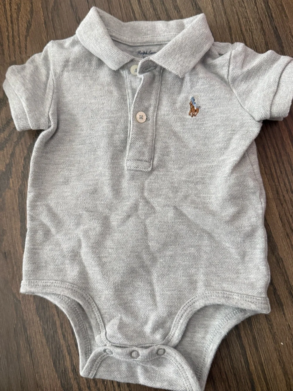 Ralph Lauren Light Gray Knit Sweater